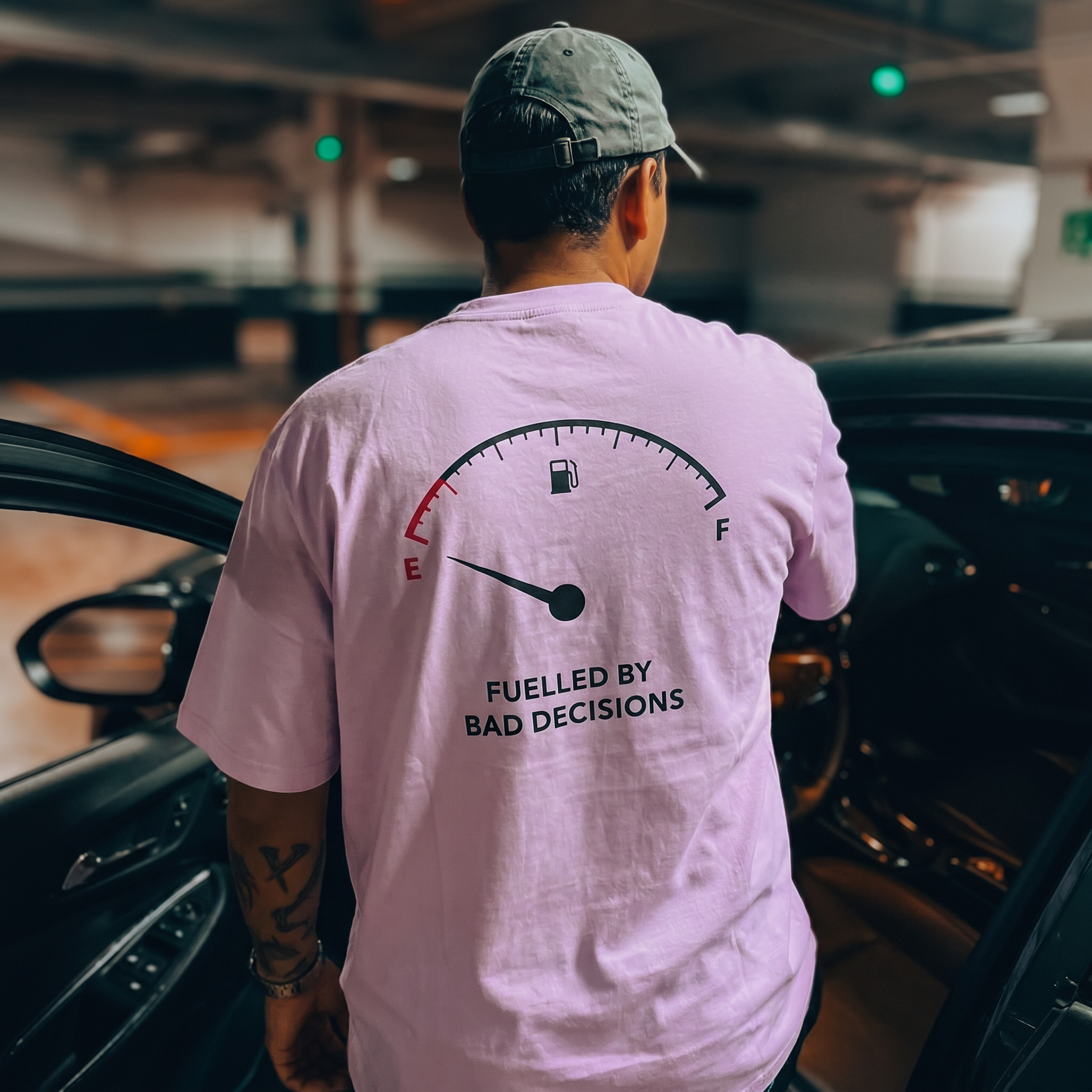 Bad Decisions Drop-Shoulder Tee
